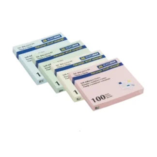 Папір з клейким шаром "BuroMAX" 76*76 /ВМ 2312-99/ 100арк, МІКС