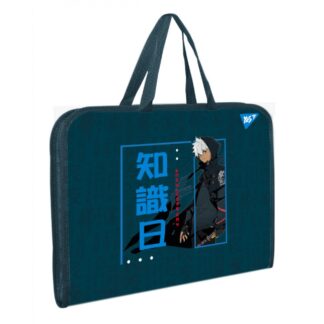 Папка-портфель на блискавці А4+ "Yes" /492247/ "Anime" з ткан. ручк. (1/12/48)