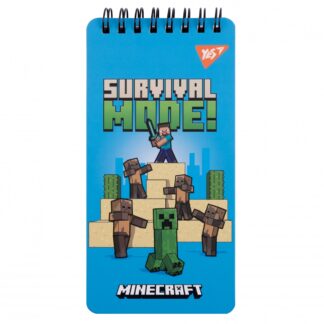 Блокнот 80х160/60 подвійна спіраль "YES" /151766/ "Minecraft" (1/30/60)
