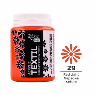 АКРИЛ для тканин "ROSA TALENT" /29/ Червона світла, 80мл (1/40)