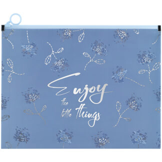 Папка з бігунком zip-lock, А4+ "Axent" /1497-46-A/ Flower Symphony-3 (1/12/240)