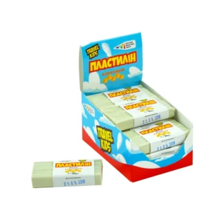 Пластилін "ГАММА-Н" "TRAVEL KIDS" восковий /333101/TK/ білий 30г