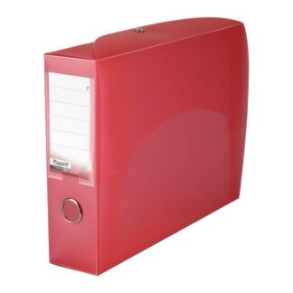 Папка-коробка А4 Axent /1770-24-A/ на кноп, прозор, ЧЕРВОНА, 70мм, розібр. (1/48/96)