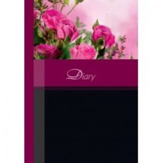 Щоденник НЕДАТ А5/320стор "Рюкзачок" /ДБ-1/ "КВІТИ" сендвіч 70 г/м2, мікс (1/6)