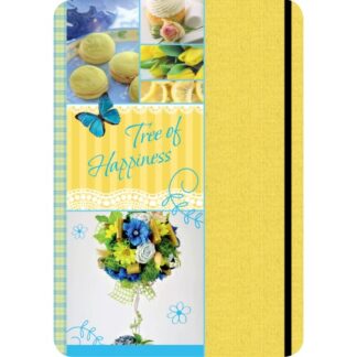 Блокнот А5/ 64арк.# "Рюкзачок" /ТП-85/ "Tree of happiness" тв. обкл., на гумці, 60 г/м2, 4 вид (16)