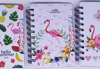 Блокнот /80К-848/ "Фламінго" 14*9,5см, == с 4-мя разд.,тв.обл на сп. 60арк. (1/18)