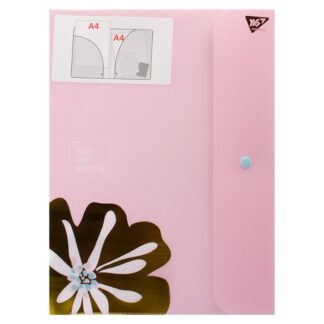 Папка-органайзер на  кнопці А4 "Yes" /491741/ "Allegro", 2 від., фольга (1/120)
