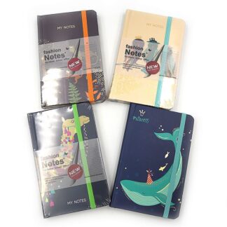 Блокнот на гумці A6/96арк.== "JO" /9A0027-A6/ "Animals" 70g COLOR/box (1/24/144)