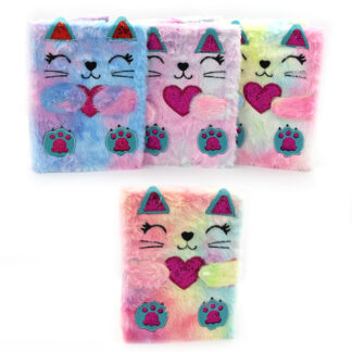 Блокнот А5/80арк "JO" /MRB2339-4/ пухнастий "Cat" 80гр, мікс (1/60/120)