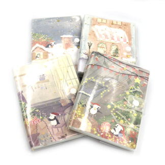 Блокнот 11,6*16,5/128арк "JO" /LB36K34-3805/ на кнопці "Зима" мікс (1/144)