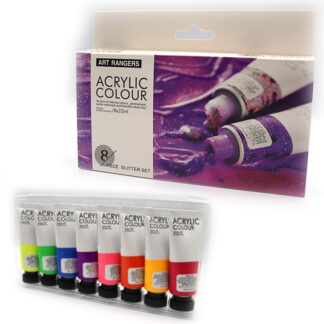 Набір акрилових фарб "Art rangers" /32KRFEA0822-N/PA32.08022.C/ 8кол.*22мл, пласт. туба, НЕОН (1/6/24)