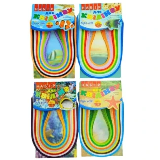 Папір для квілінгу "Бумагія" "Море" 5мм*30см (9кол./25арк.)