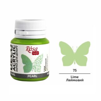 АКРИЛ для декору "ROSA TALENT" /75/ Лаймовий, перламутр, 20 мл (1/140)