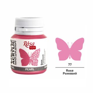 АКРИЛ для декору "ROSA TALENT" /77/ Рожевий, перламутр, 20 мл
