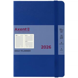 Щоденник "Axent" 2026 /8819-26-38-A/ Partner Strong, 145*210, класичний синій (1/12)