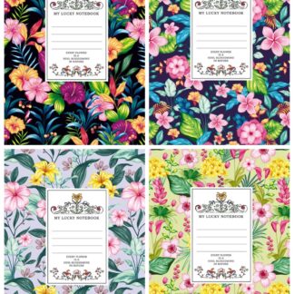 Блокнот А5 (143*210мм)/80 арк "Mandarin" /БК310/9/ # Інтеграл, МатЛам, Soft-touch, 60гр, диз.19512-19515 (1/32)