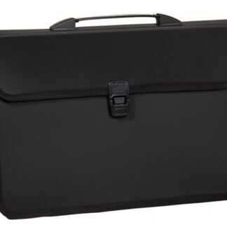 Портфель  2 відд., B4 "4OFFICE" /4-252/ чорний  (1/10)