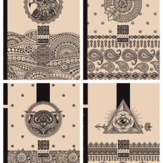 Блокнот 113*165/80арк. "Mandarin" /БК191/1/ тв. обл. ==, КРАФТ диз.18242-18245 (1/48)