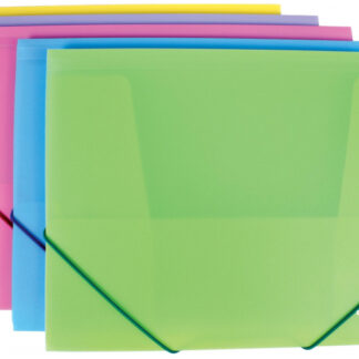 Папка на гумках А4 "ECONOMIX" /Е31633/ "помаранч" мікс (20/240)