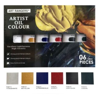 Набір олійних фарб "Art rangers" /PO96.06050A/ 6кол*50мл (1/12)