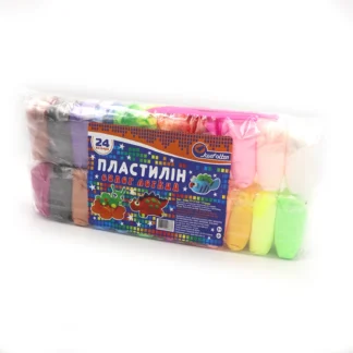 Пластилін супер легкий "JO" /34SL7717-24/ 24кол. * 17гр.