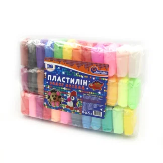 Пластилін супер легкий "JO" /34SL7717-36/ 36кол. * 17гр