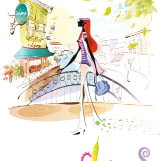 Папка "LEO" 20 файлів A4 /490722/ L6007 "Сity girls" (1/24/96)