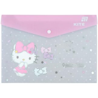 Папка на кнопці А4 "Kite" /HK25-244-5/ Hello Kitty (1/12)