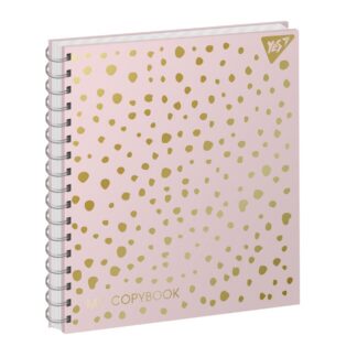 Блокнот 150*150/64 == "YES" /151628/ 7БЦ, подвійна спіраль "MY NOTEBOOK" мат. лам.+фол.зол. (3/30)