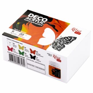 Набір акрилових фарб "ROSA Talent" /90747268/169/ 6кол.*20мл флуоресцентні (1/24)