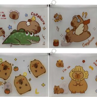 Папка з бігунком А4+ /6032/ пласт (33*24,5см) "Капібара" (12)