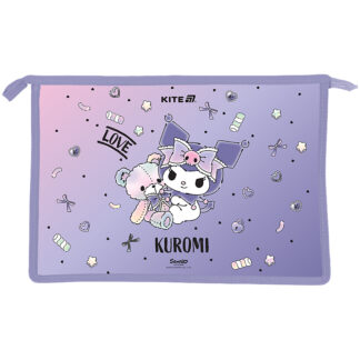 Папка на блискавці А4+ "Kite" /HK25-428/ Kuromi Куромі (1/12)