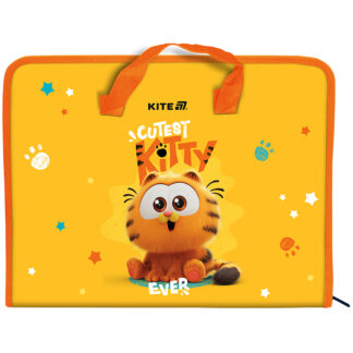 Папка-портфель А4 на блискавці "Kite" /GF25-202/  1 відділ, Garfield THEATRICAL 2024 (1/30)