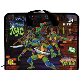 Папка-портфель А4 на блискавці "Kite" /NT25-202/  1 відділ, TMNT Tales of the TMNT (1/30)