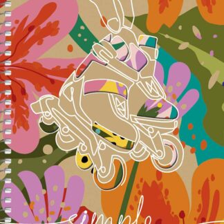 Блокнот "Student" КРАФТ обкл.,сп. /A5-SC-096-6114K/ ## крем. блок, лаз. висічка, 70г/м2, (3/54)