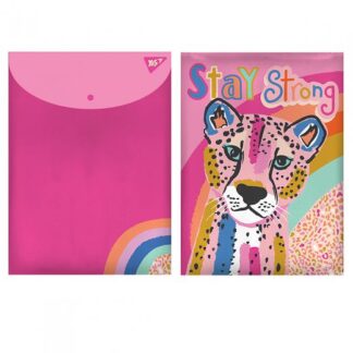 Папка-конверт на  кнопці А4 "Yes" /491881/ "Pink Panther" вертикальна (1/12/60/120)