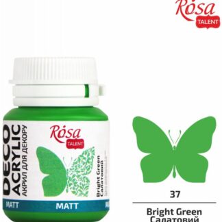 АКРИЛ для декору "ROSA TALENT" /37/ Салатовий, матовий, 20мл (1/140)