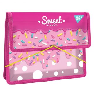 Папка для зошитів пл. на гумці В5 "YES" /491993/ "Sweet Cream" (1/24)