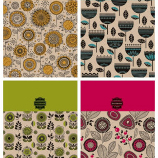 Блокнот 165*238 80арк. "Mandarin" КРАФТ тв.обкл. == диз.1885-1888  (1/24)