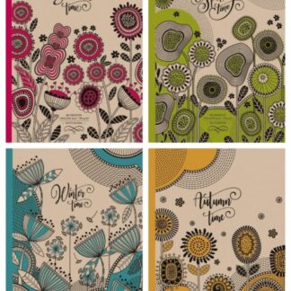 Блокнот 165*238 80арк. "Mandarin" КРАФТ тв.обкл. ## диз.1881-1884  (1/24)