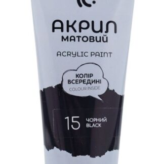АКРИЛ для декору "7C:" /7C50115/ Чорний, матовий, 60мл у тубі (1/4)