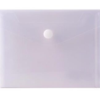 Папка-конверт на кнопці А6 "ECONOMIX" /E31355/ 180 мкм. прозора, глянець (10/200)