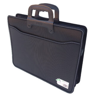 Папка-портфель на блиск. "JO" /2200/ "Elegant" 3від. 36*35*9см, пластикові ручки (1/30/120)