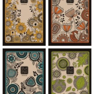 Блокнот 143*197 80арк. "Mandarin" КРАФТ тв.обкл. == диз.1865-1868  (1/24)