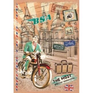 Блокнот А5/36 "KRAFT" "Офорт" /CS5136K/ ##, (центр. шов) (10/200)