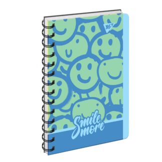 Блокнот "YES" В6/144  3в1 /160141/ "Smile more" #, пластик обкл., з розділ. (3/30)