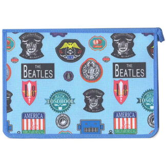 Папка-портфель на блиск. "ПОЛІМЕР" /430102/ "Емблеми" з ткан. ручк. (1/10)