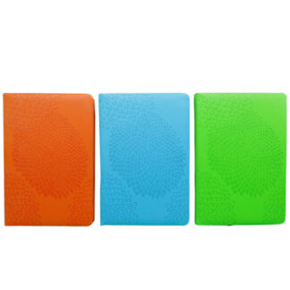 Щоденник н/дат. А5/150арк /2110/ "Квіти - тиснення" шкір/зам мікс3 (1/48)