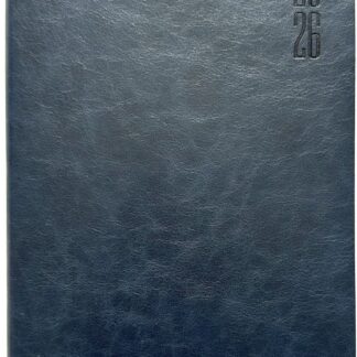 Щоденник ДАТ. 2026 А5/160арк "Bourgeois" /9909/ ШКІР. ЗАМ, крем пап., 70гр/м == (1/20)