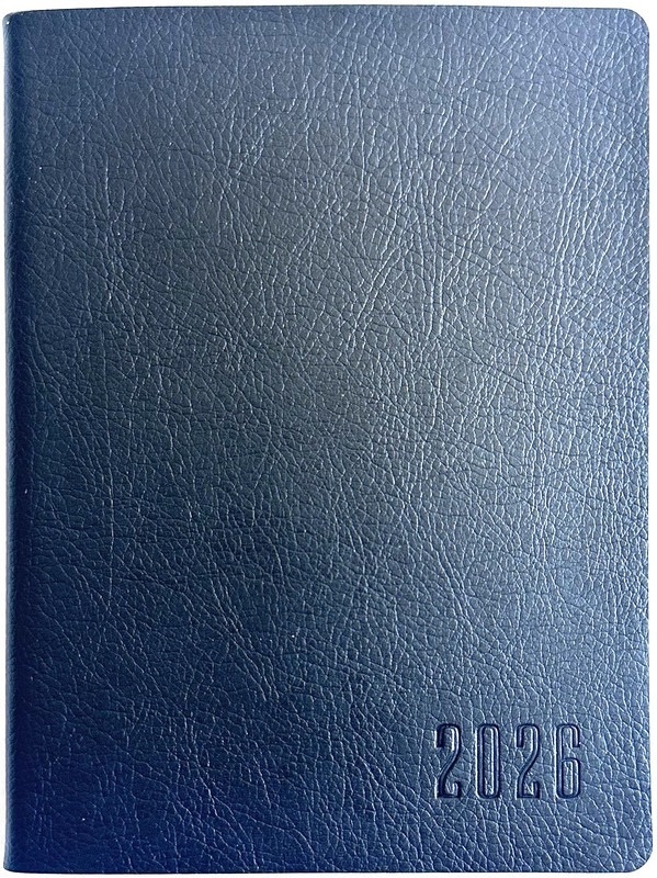 Щоденник ДАТ. 2026 А6/160арк "Bourgeois" /9914/ ШКІР. ЗАМ, крем пап., 70гр/м # (1/40)